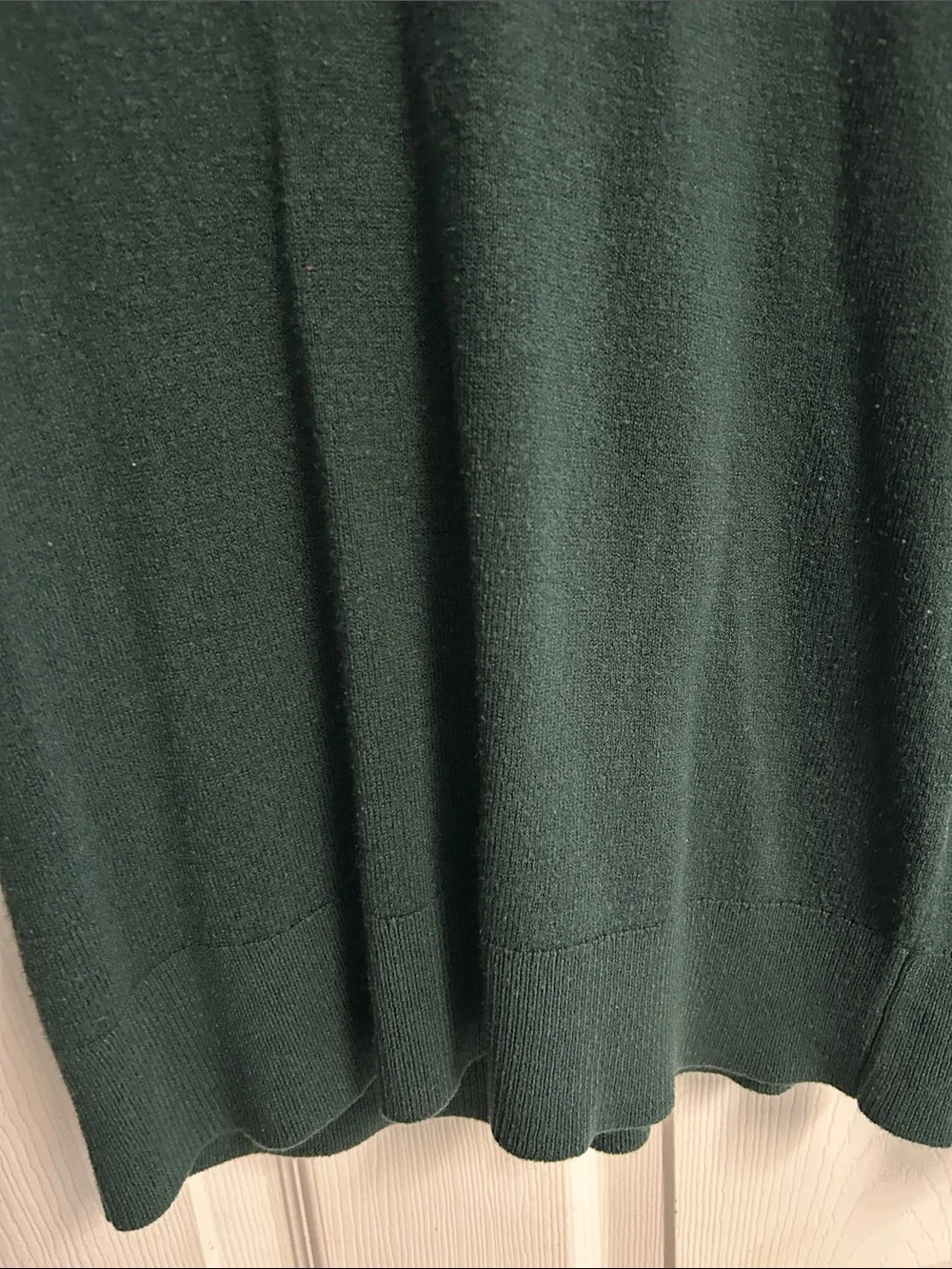 croft & barrow Dark Green V-Neck Sweater for Women